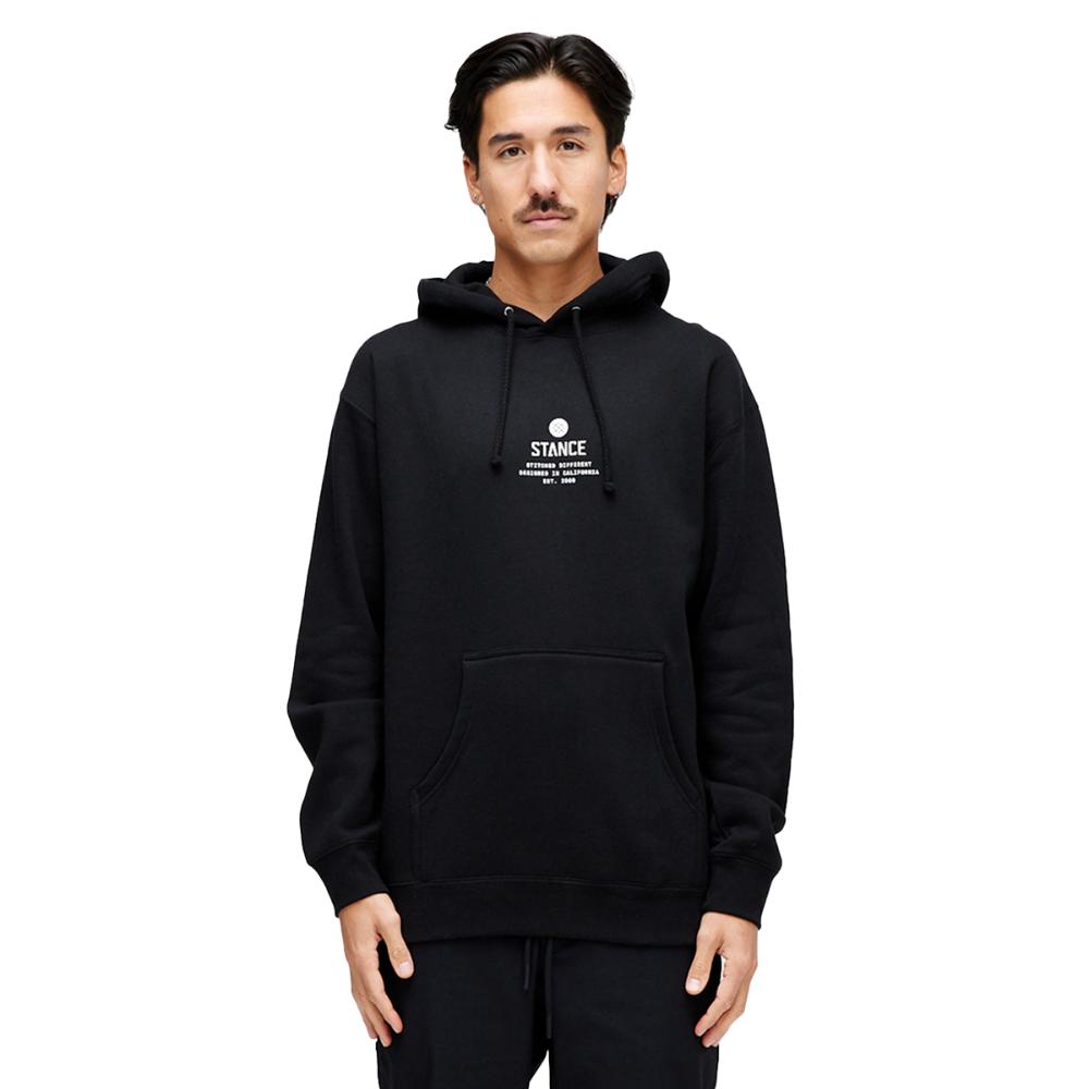 Polerón Stance Established Hoodie Black