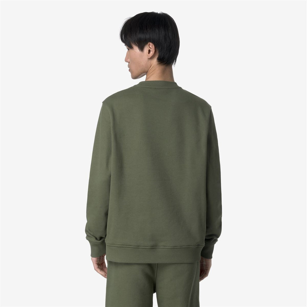 Polerón K-Way Men Baptiste French Terry Green Lichen