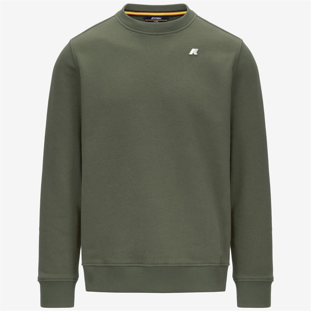 Polerón K-Way Men Baptiste French Terry Green Lichen