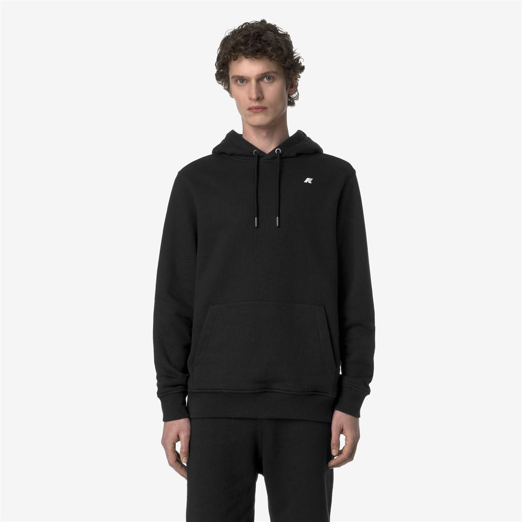 Polerón K-Way Men Barnie French Terry Black Pure
