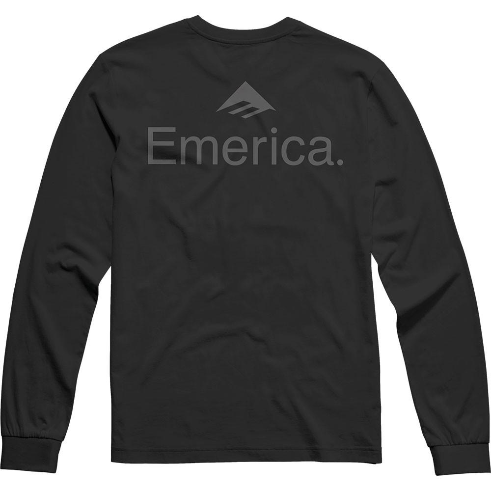 Polera Manga Larga Steath Triangle Tee Black