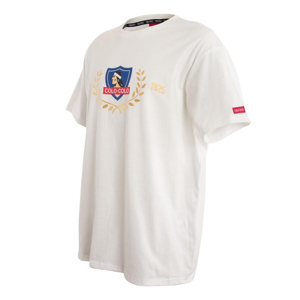 Polera Colo Colo Urbano Escudo Front White