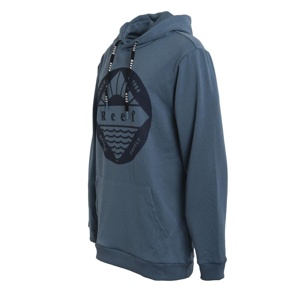 Poleron Men Hoodie Blue Black