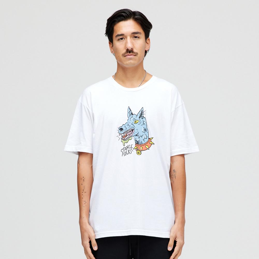 Polera Men Ankle Biter White