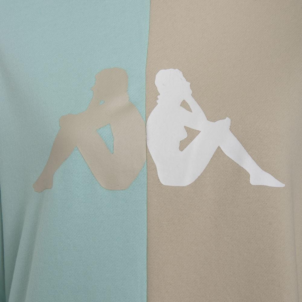 Poleron Women Oversize Split Grey Aqua