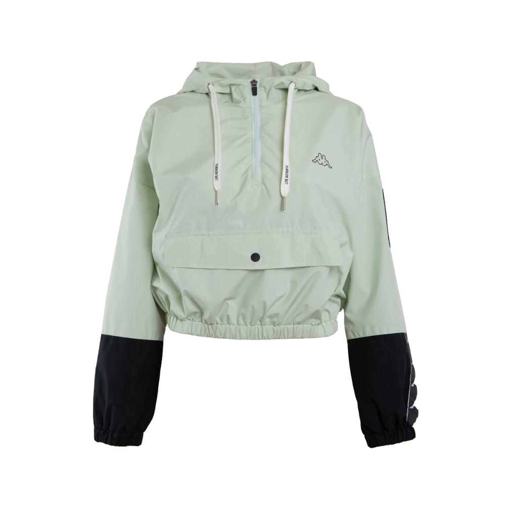 Cortaviento Women Green Black