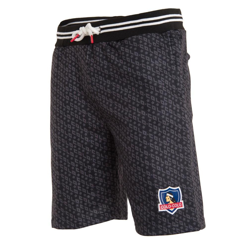Short Colo Colo Urbano "letters" Negro y Gris