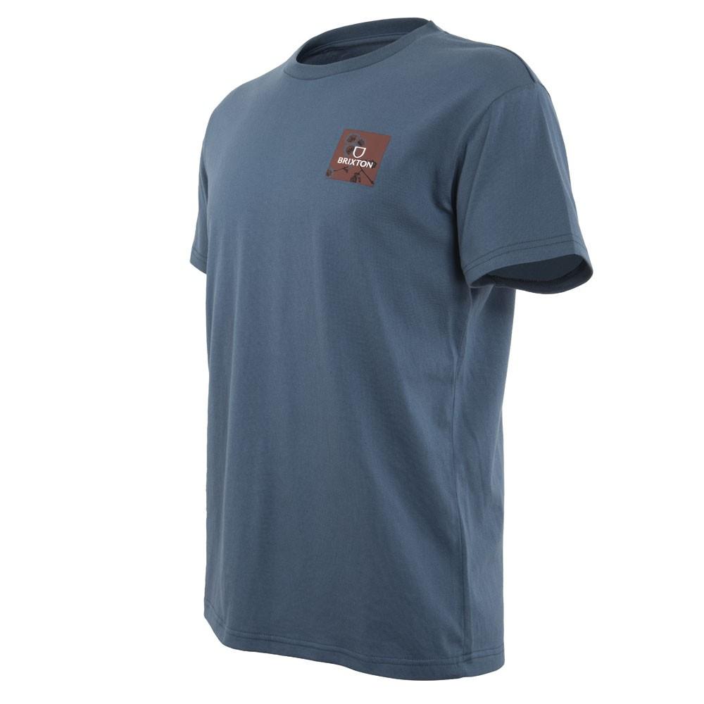 Polera Men Blue Block Logo