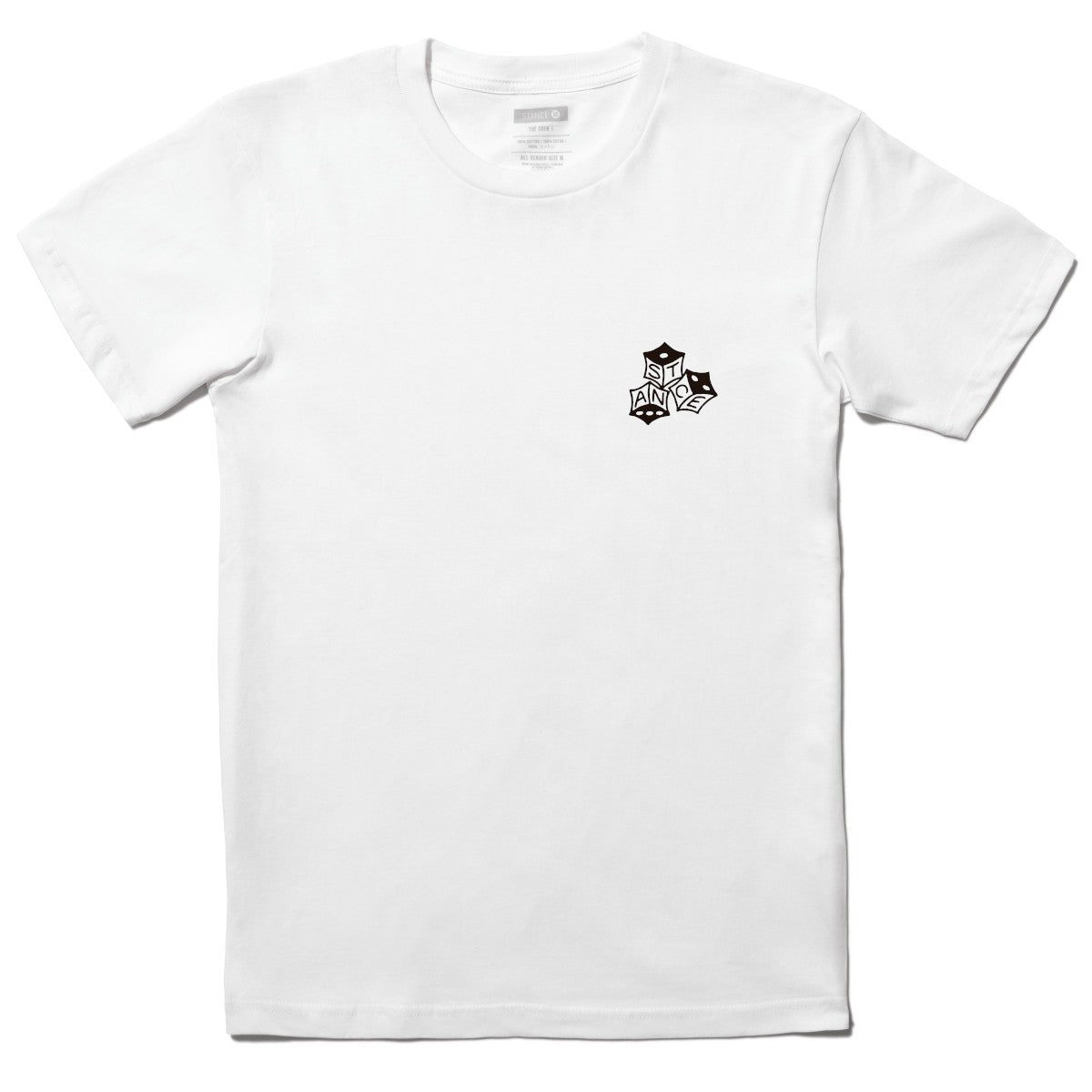 Polera Stance High Roller White