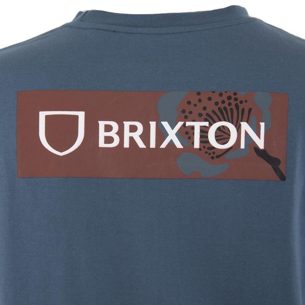 Polera Men Blue Block Logo