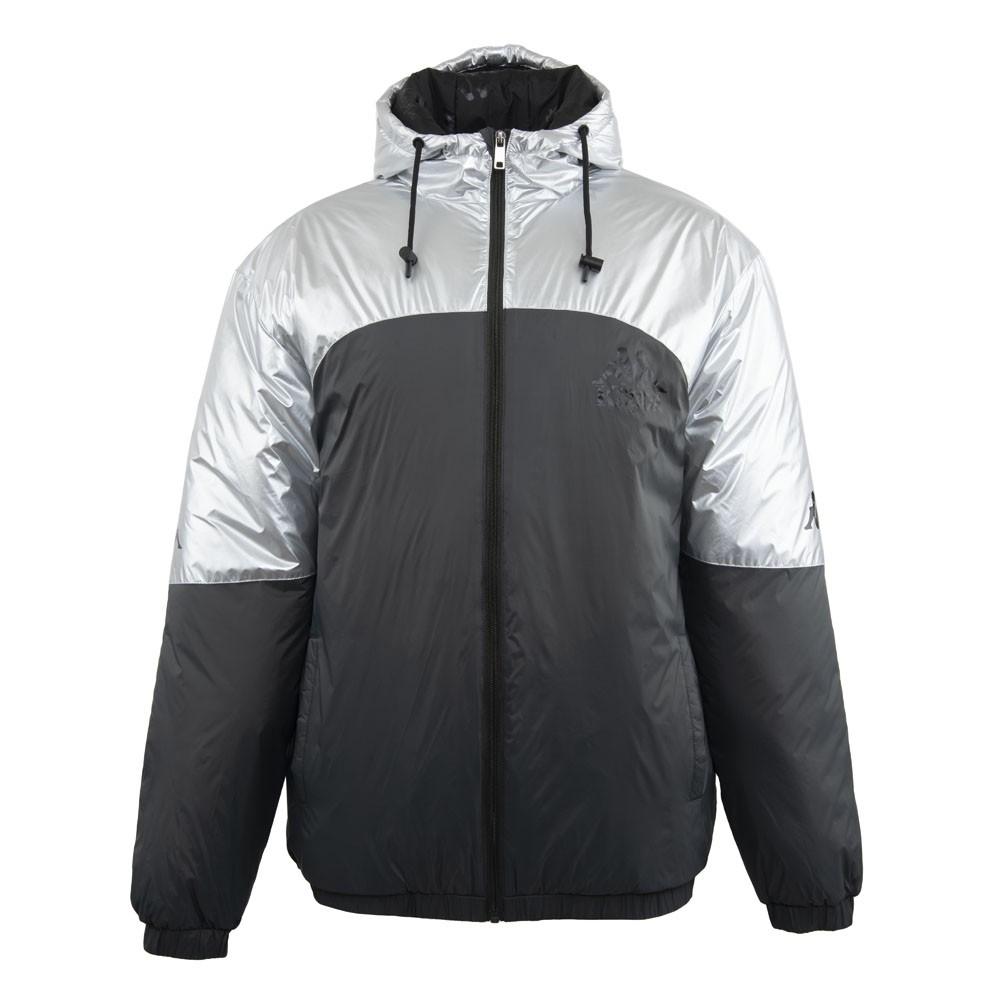 Parka Men Split Black Silver