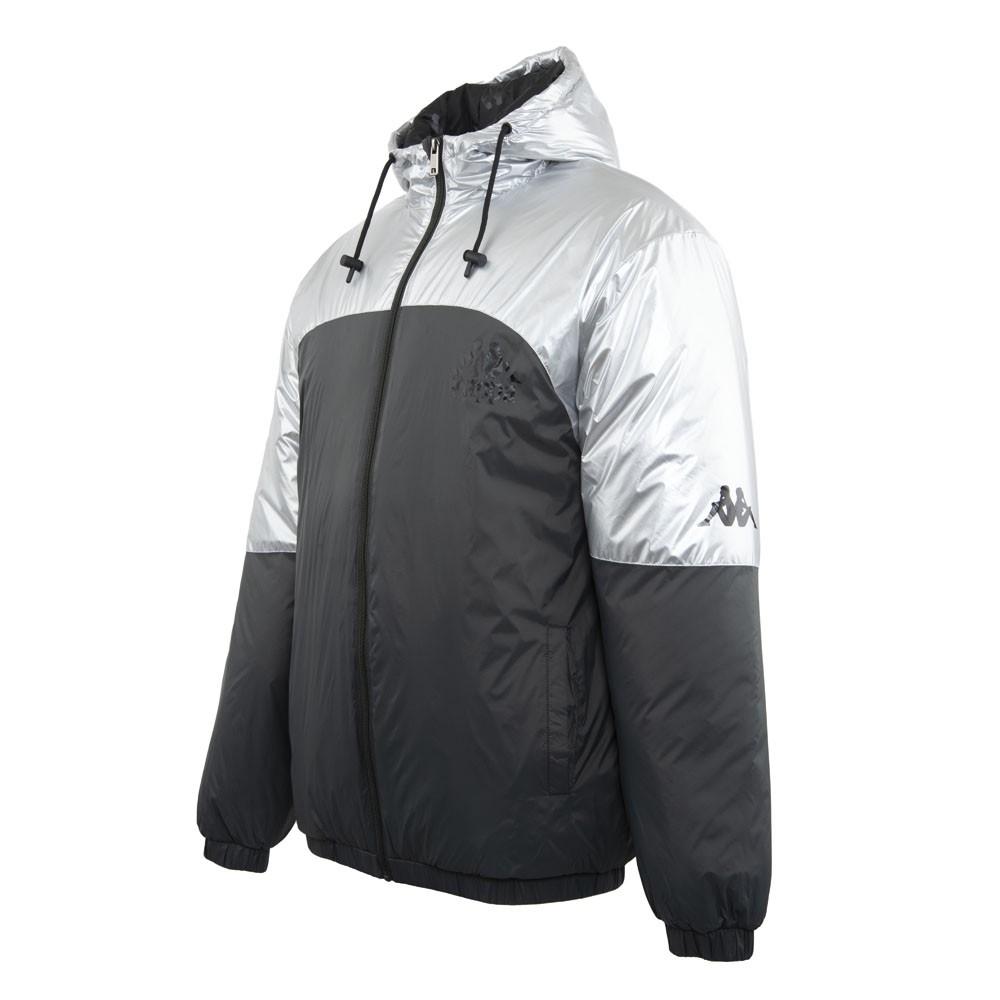 Parka Men Split Black Silver