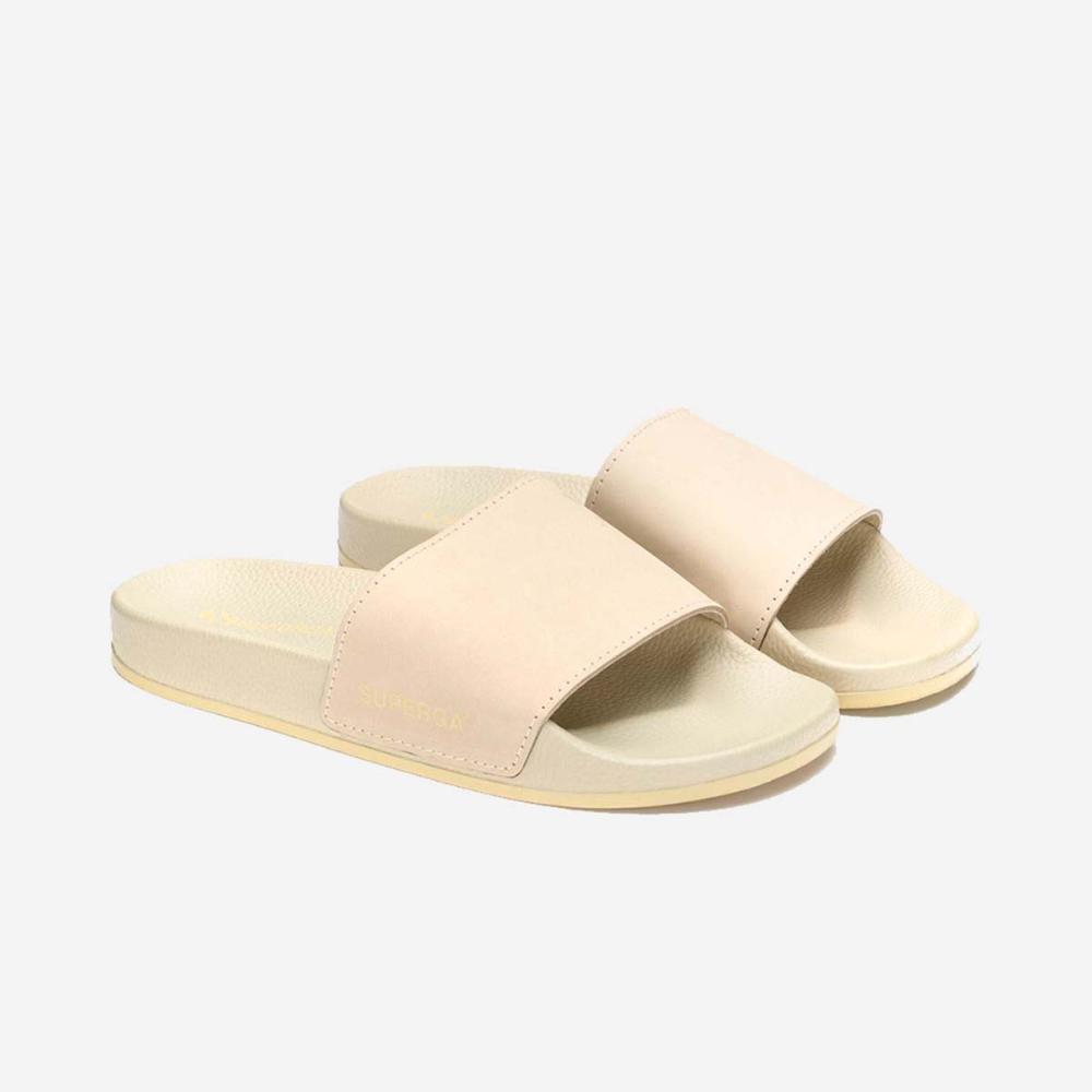 Sandalia 1908 Slides Butter Beige Eg B