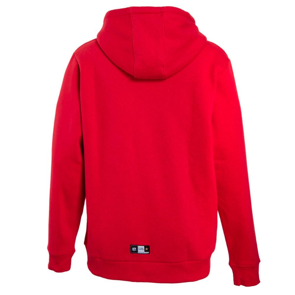 Poleron Colo Colo Urbano Zipper "Raza Sin Igual" Rojo