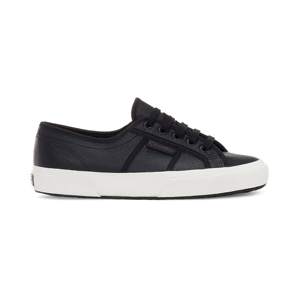 Zapatilla 2750 Tumbled Leather Black Avorio