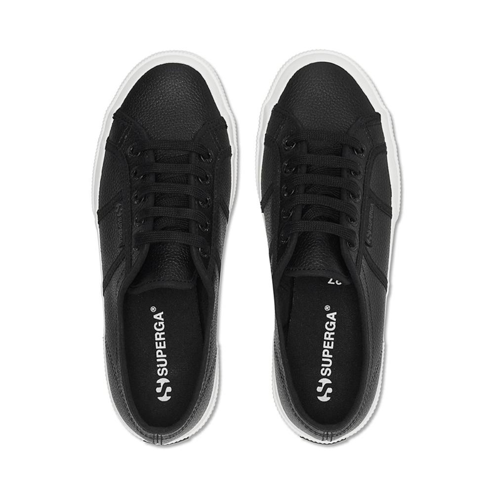 Zapatilla 2750 Tumbled Leather Black Avorio