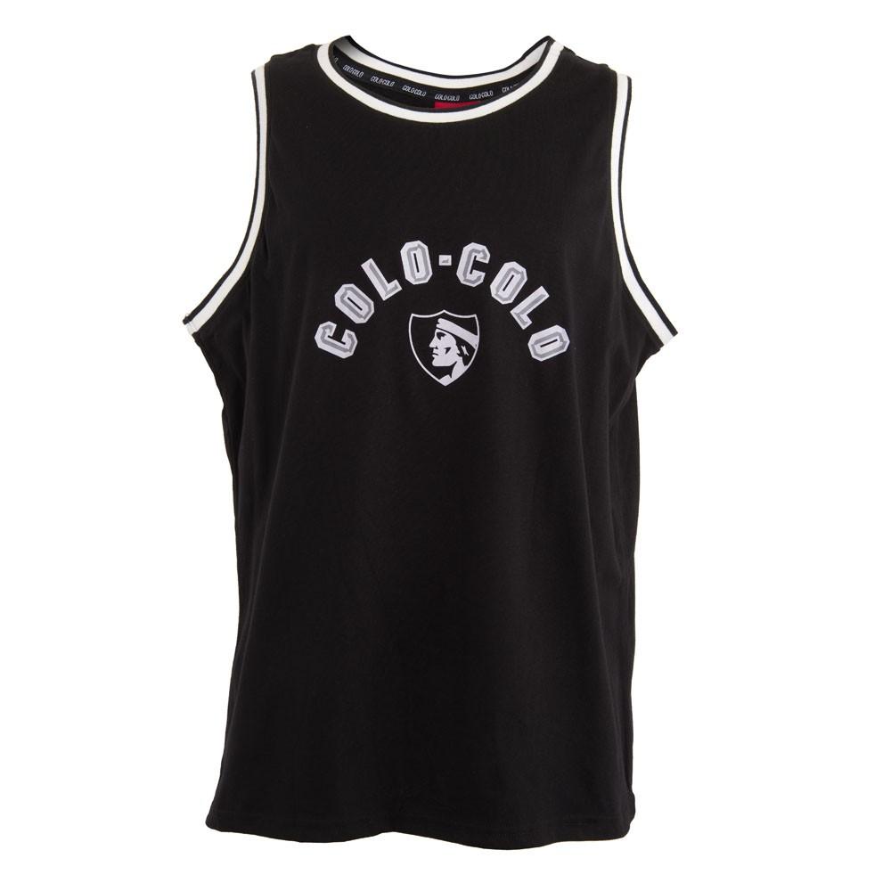 Polera Colo Colo Urbano tank "Trofeos Gris" Negra