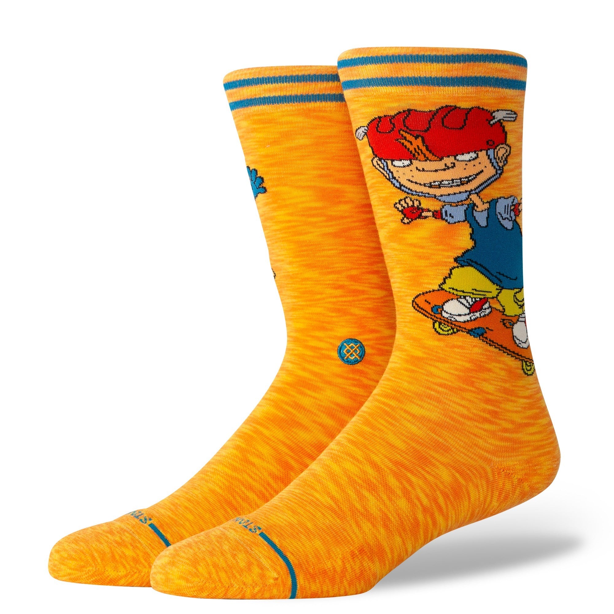 Stance Sock Men Sam and Twister Crew Orange