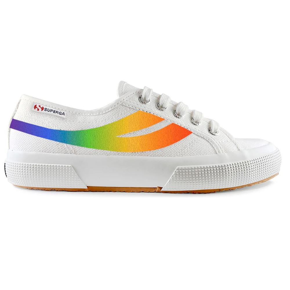 Zapatilla 2953 Cotu Nappa White Rainbow Multi