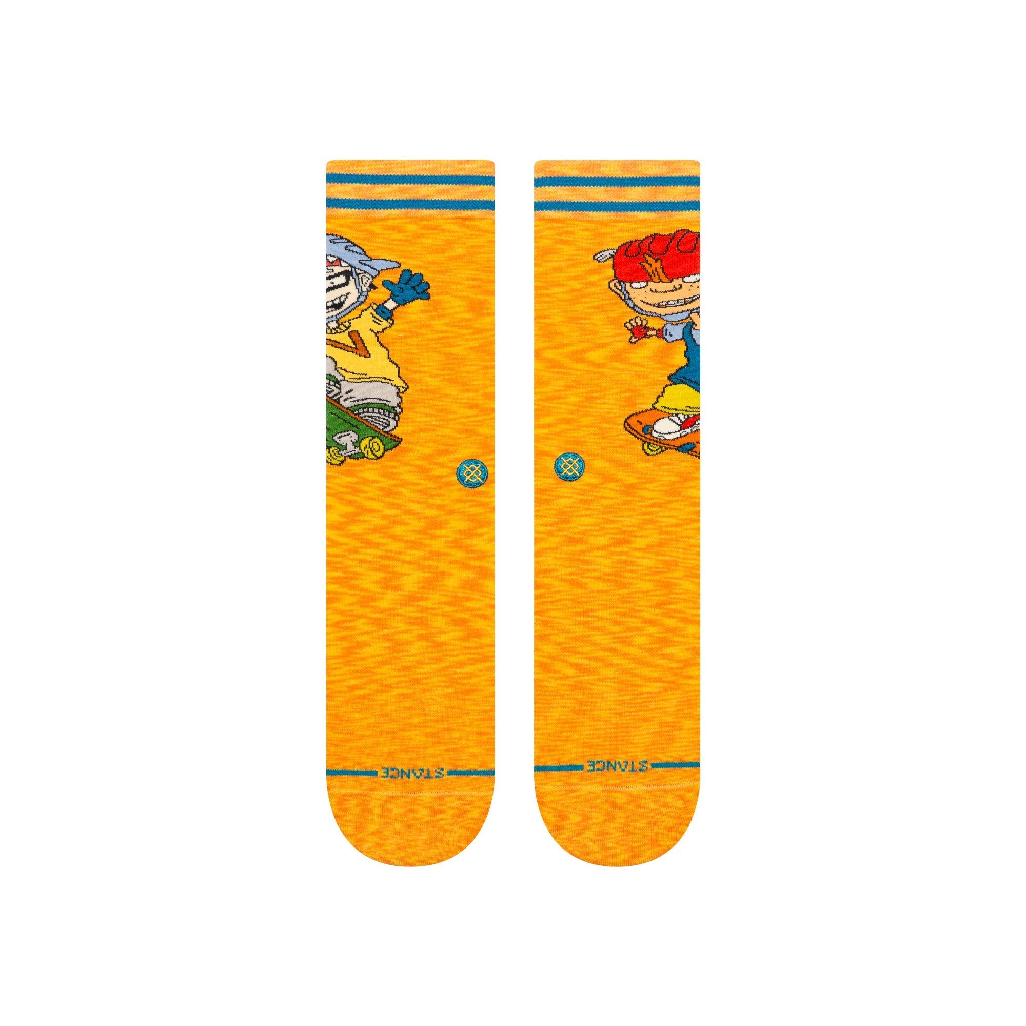 Stance Sock Men Sam and Twister Crew Orange