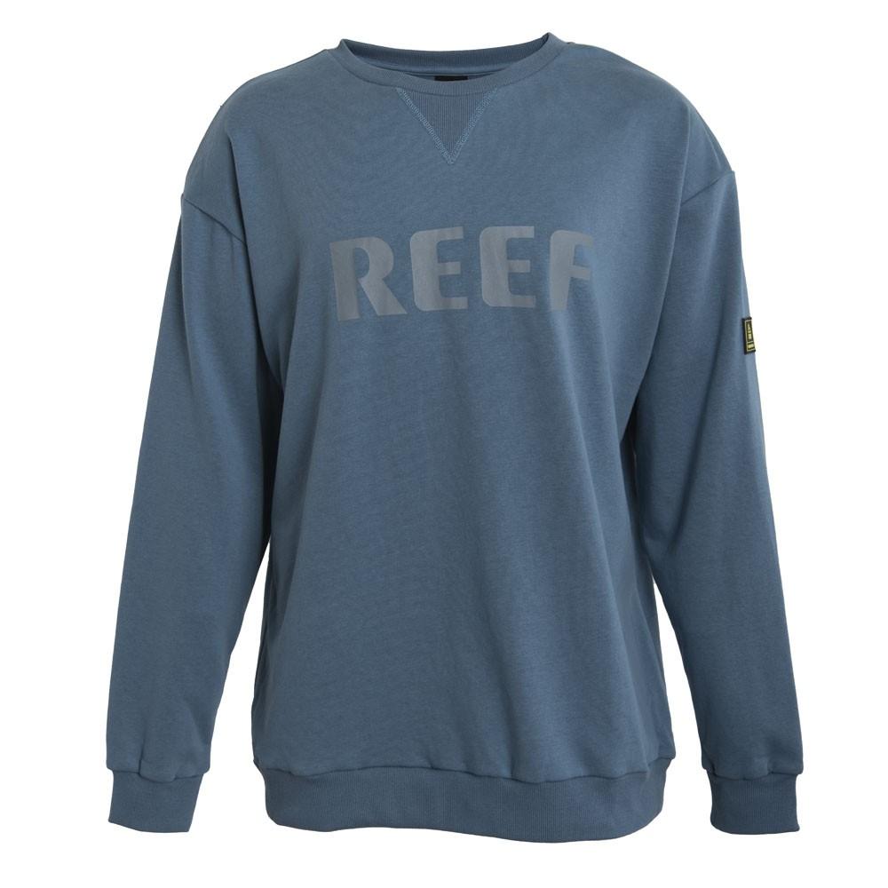 Poleron Men Crew Blue Logo Front