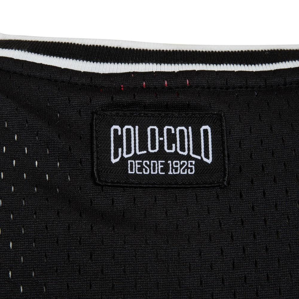 Polera Colo Colo Urbano tank "Escudo Gris" Negra