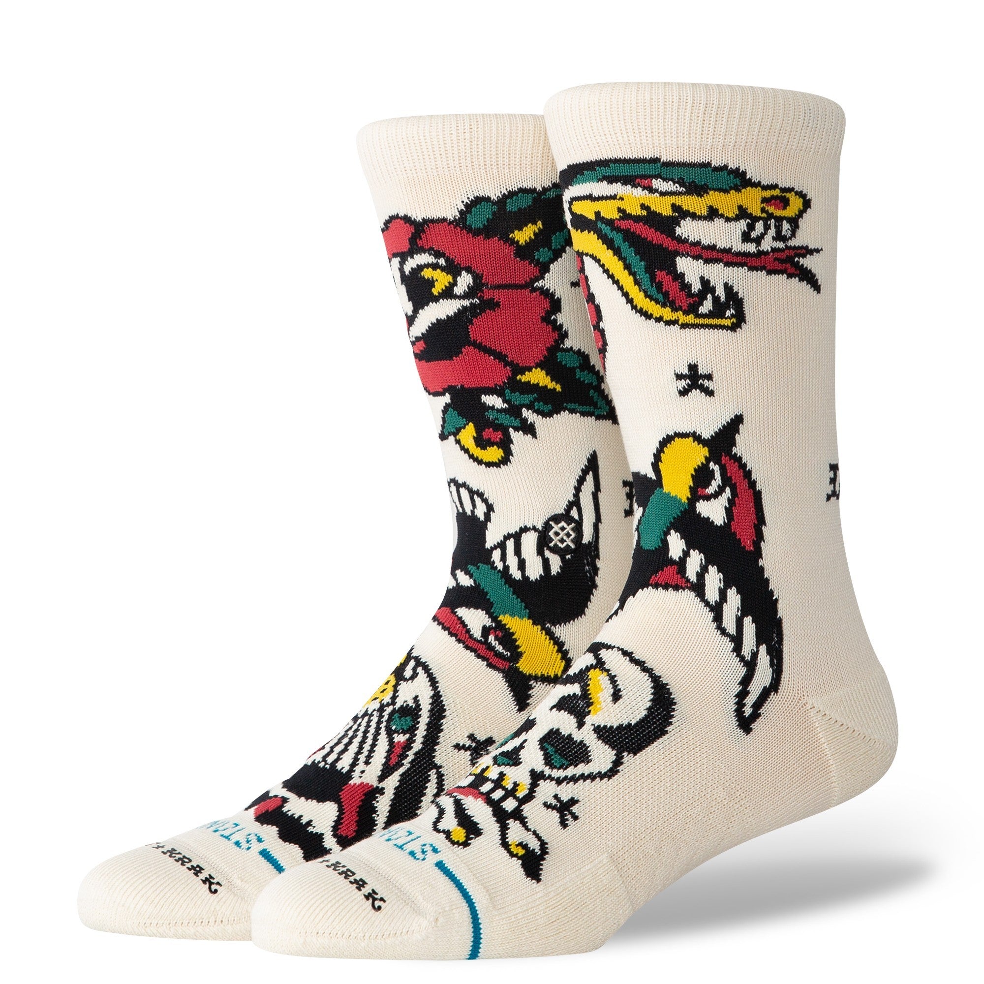 Stance Sock Men Flack Crew Canvas