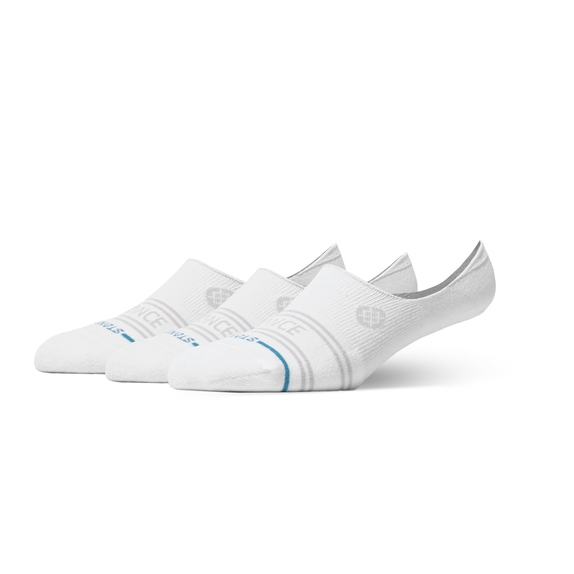 Stance Sock 3 Pack No Show Vital White