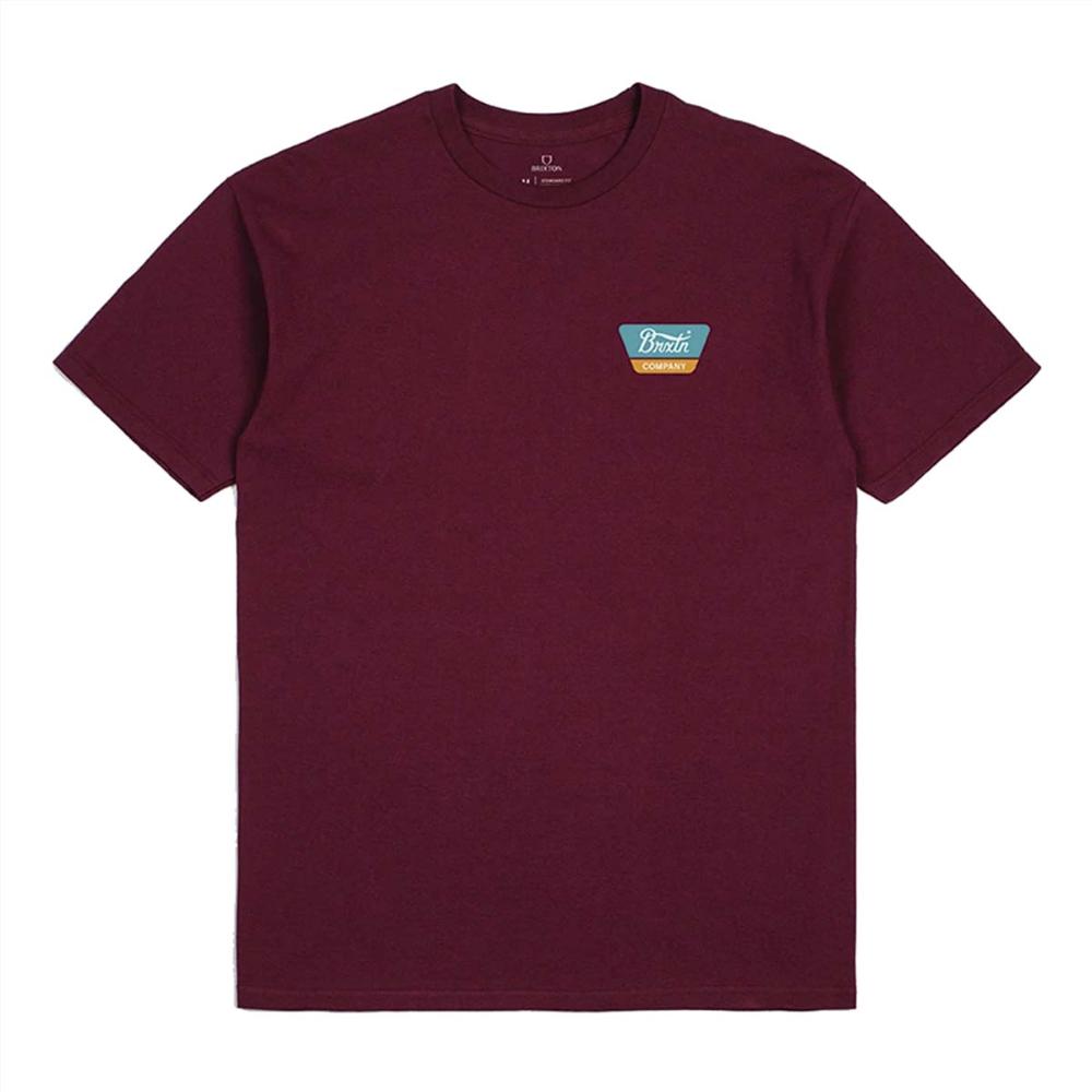 Polera Men Linwood Burgundy Teal