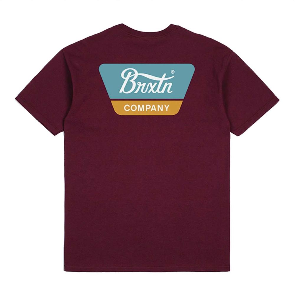 Polera Men Linwood Burgundy Teal