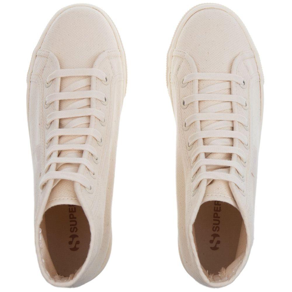 Zapatilla 2705 Hi Top Total Beige Raw Superga