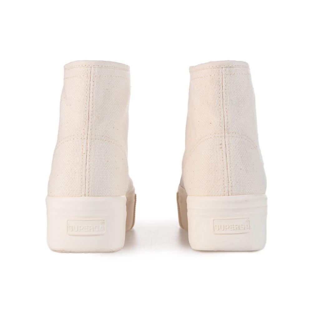 Zapatilla 2705 Hi Top Total Beige Raw Superga