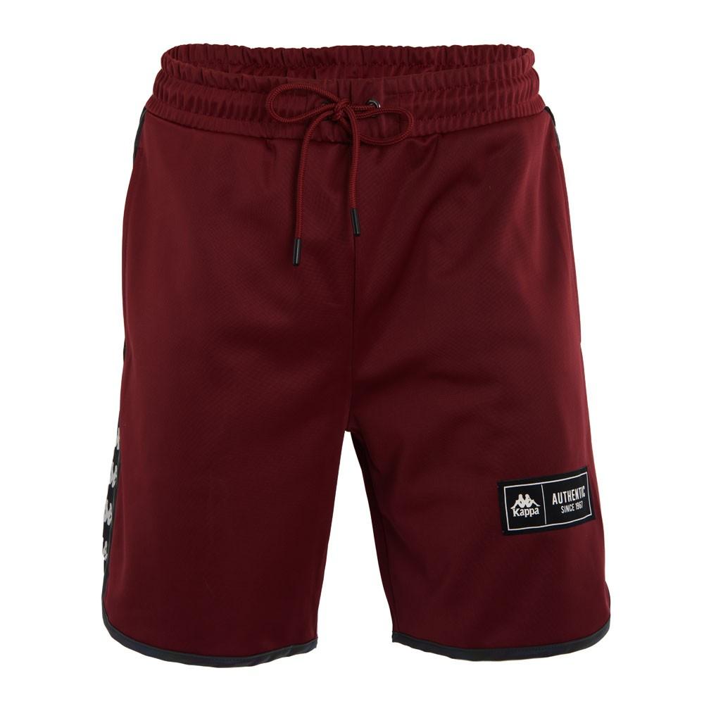 Short Men Burgundy Black Banda Black