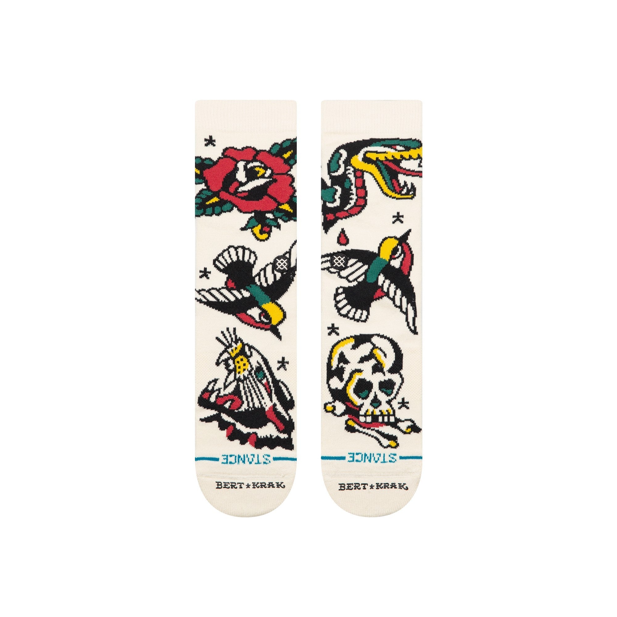 Stance Sock Men Flack Crew Canvas