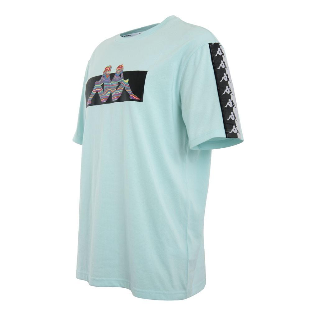 Polera Men Turquoise Omini Front Multi