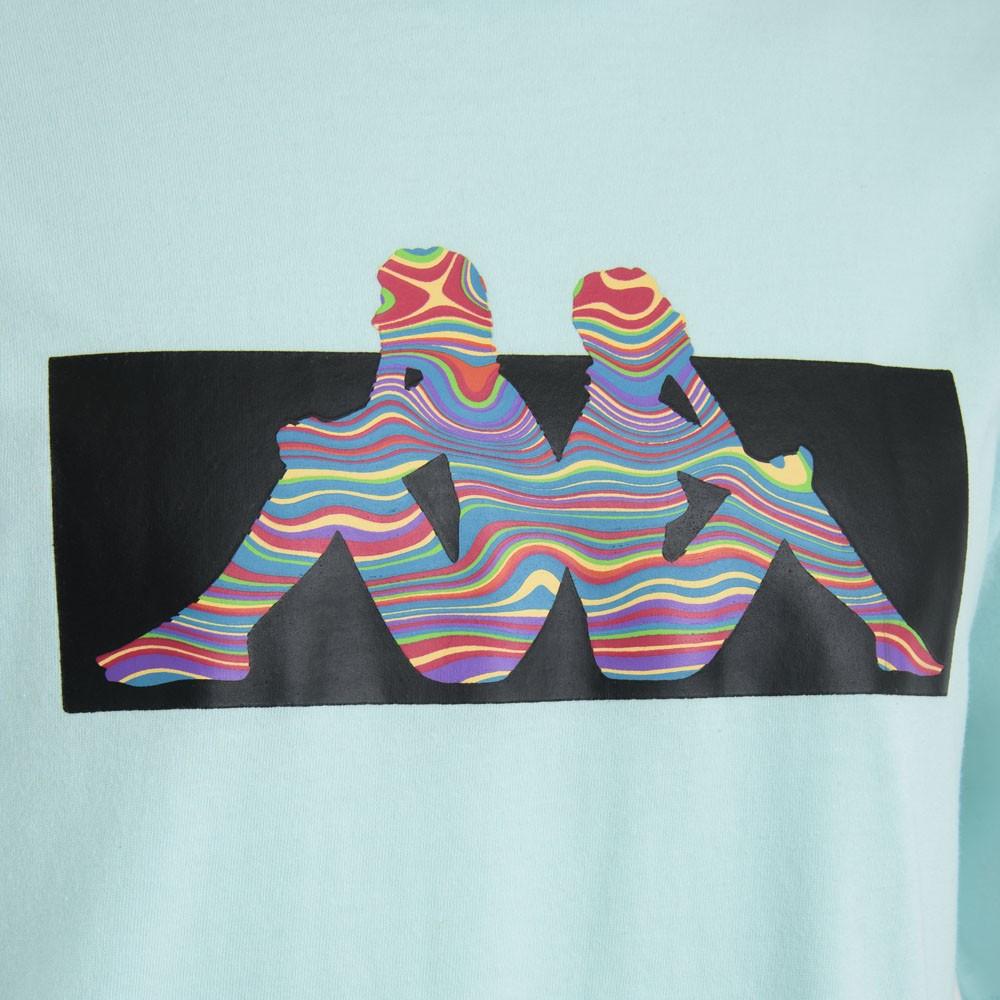 Polera Men Turquoise Omini Front Multi