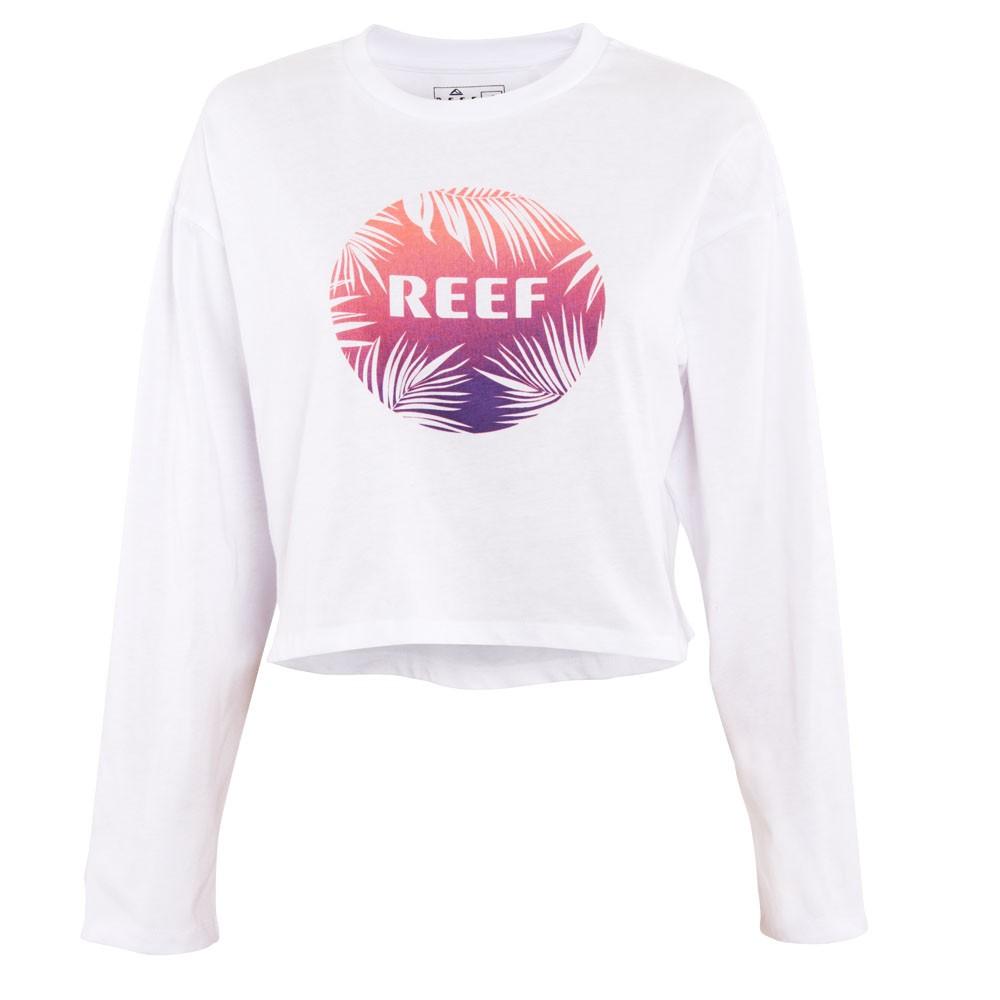 Polera Women Manga Larga Crop Blanco