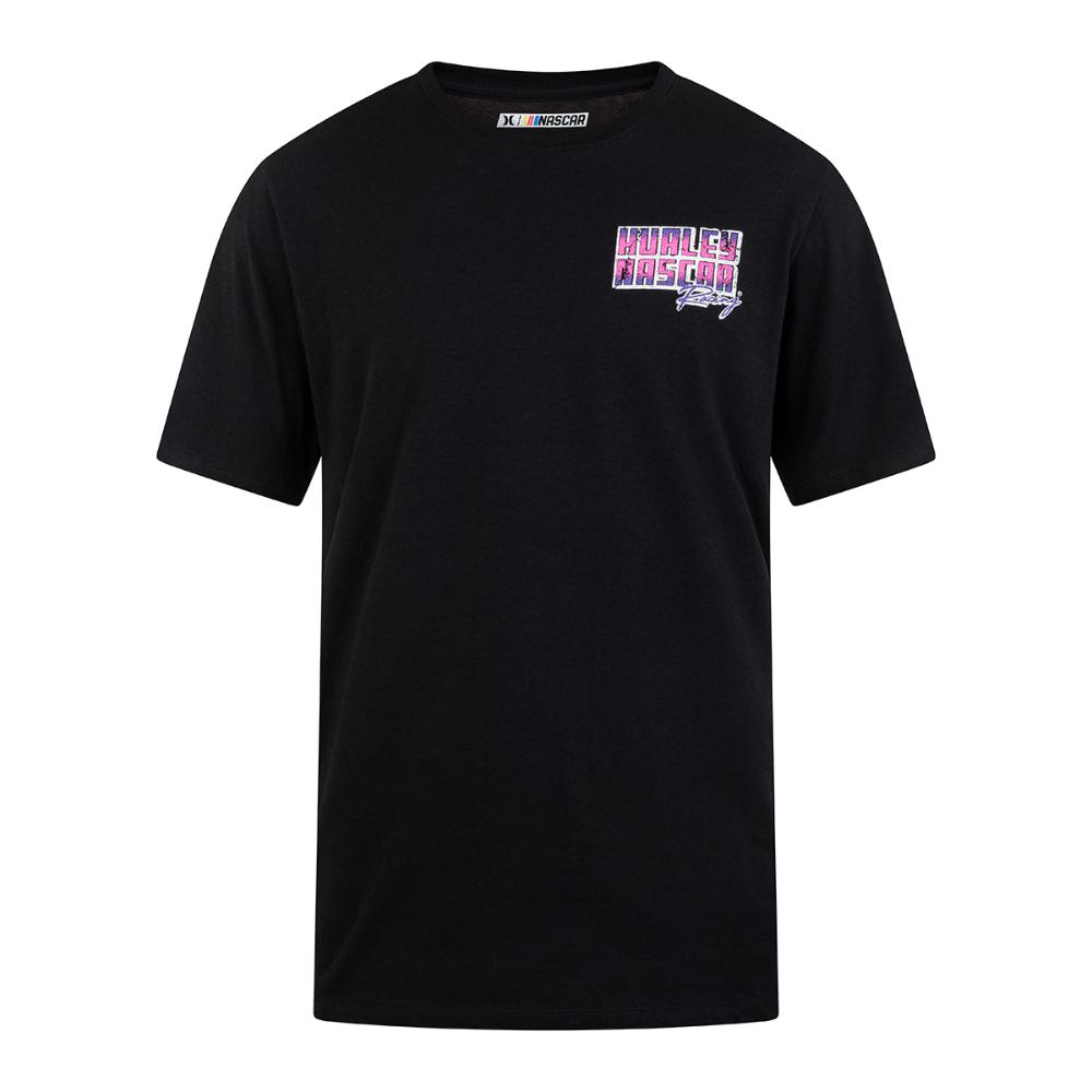 Polera Faster Nascar ss Negro