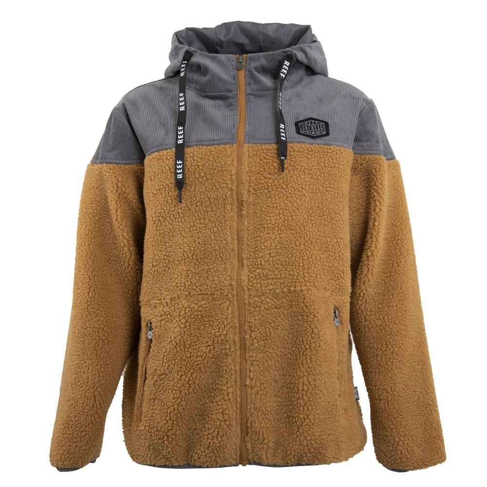 Poleron Men Sherpa Brown Grey