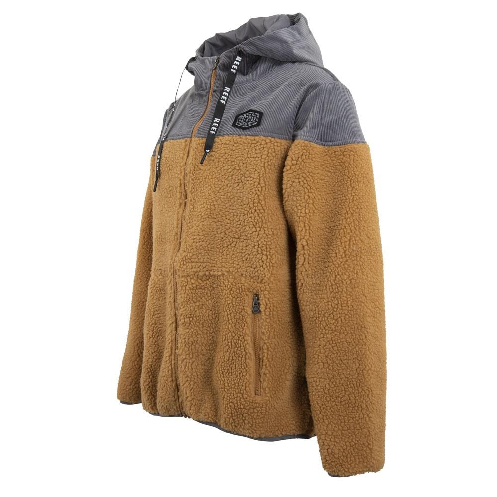 Poleron Men Sherpa Brown Grey