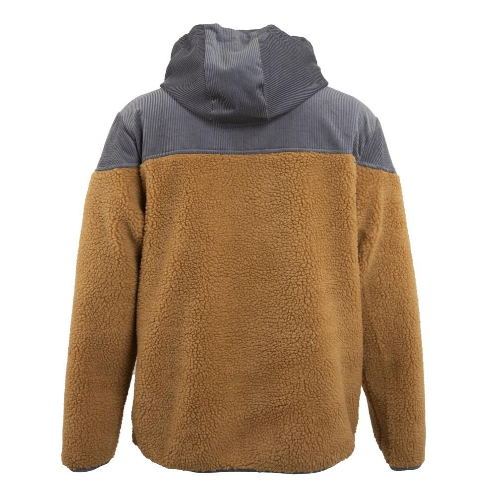 Poleron Men Sherpa Brown Grey
