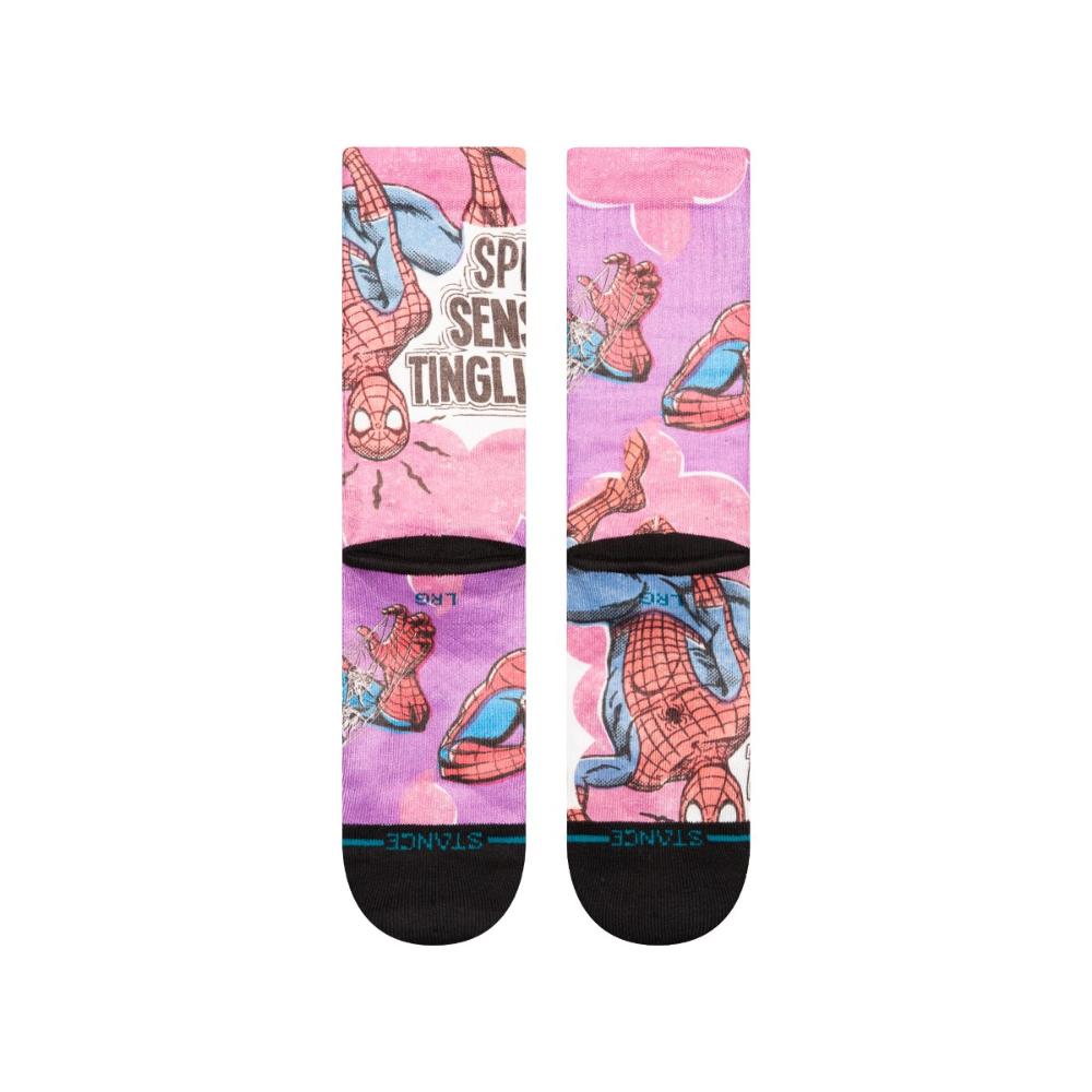 Stance Sock Men Spiderman Spidey Senses Magenta