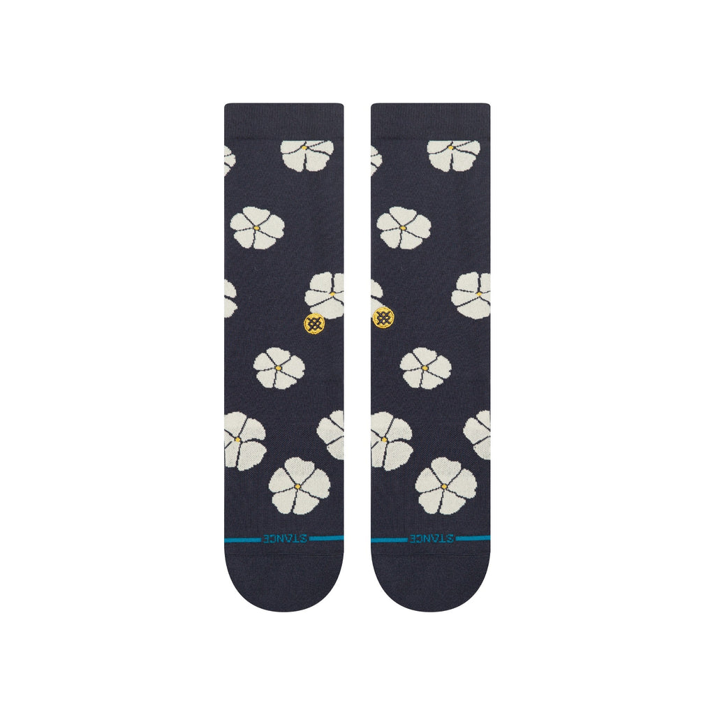 Stance Sock Men Floral Crew Navy