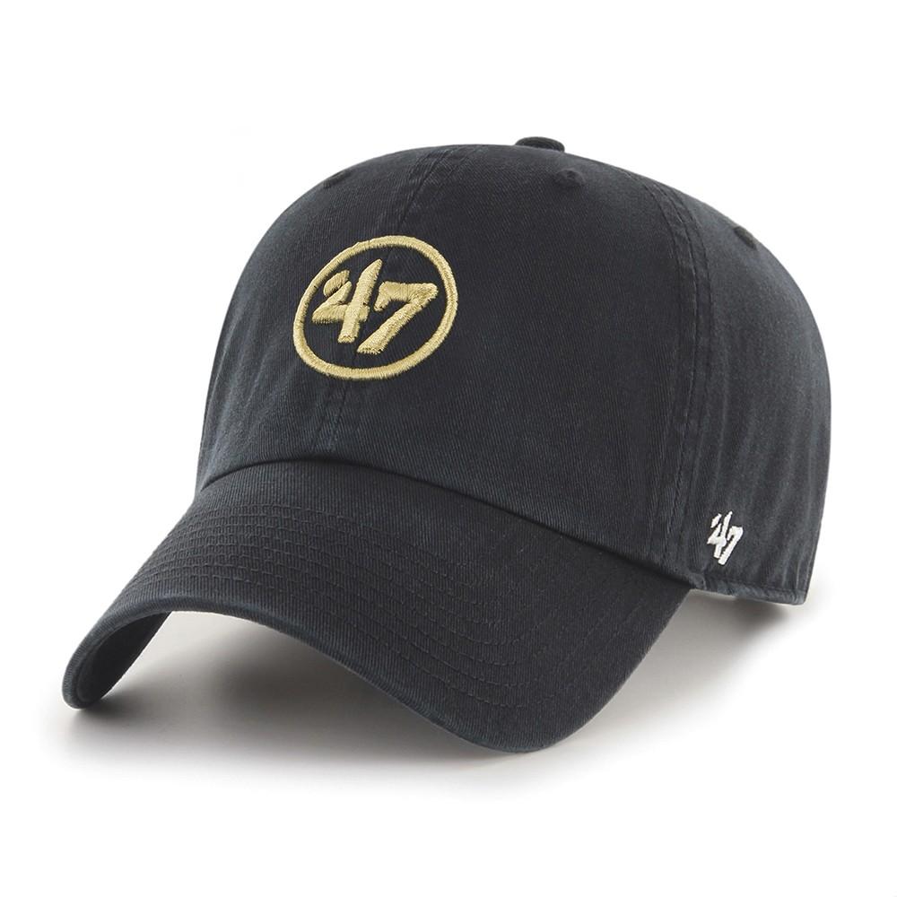 Jockey 47 Brand Logo Black Metalic Clean '47