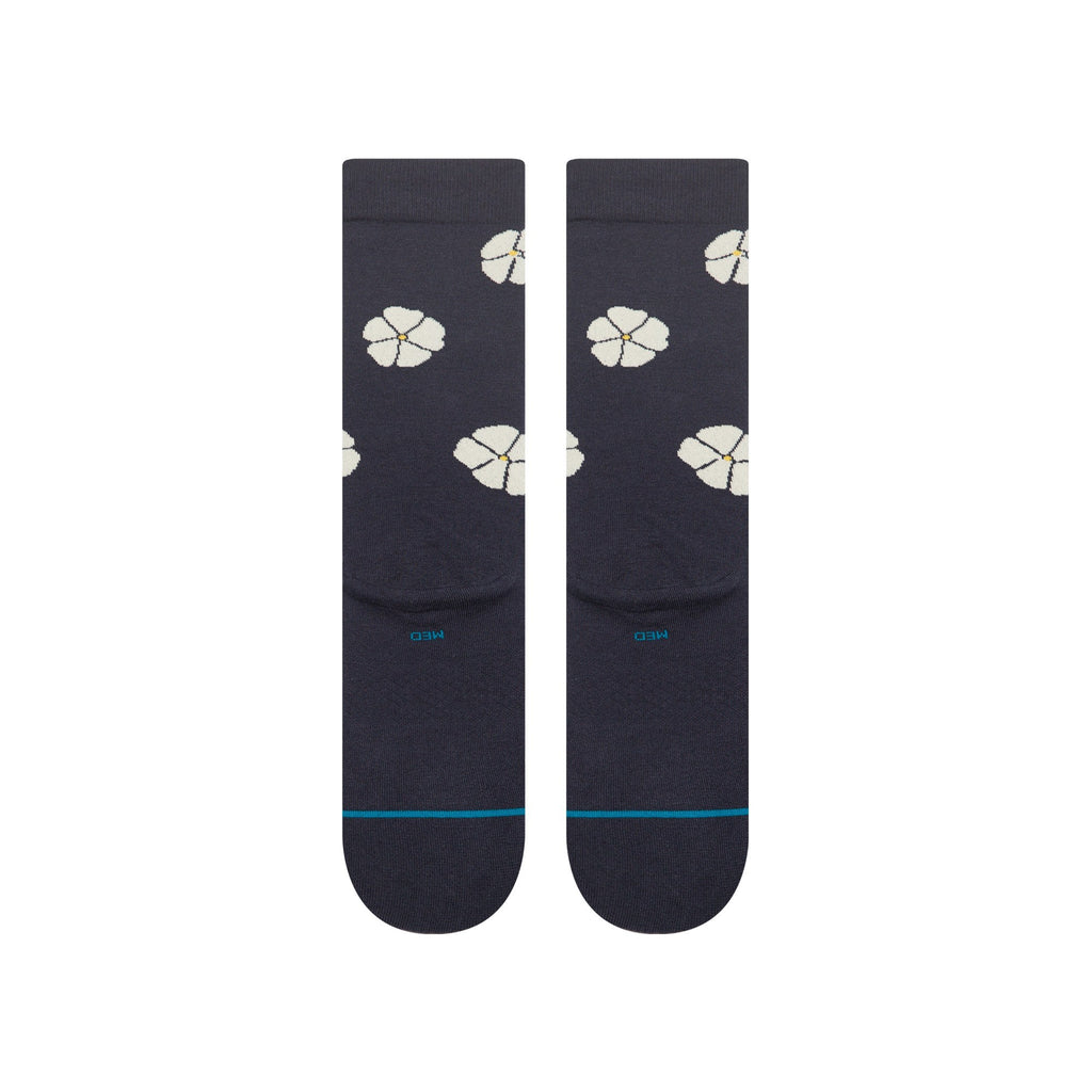 Stance Sock Men Floral Crew Navy