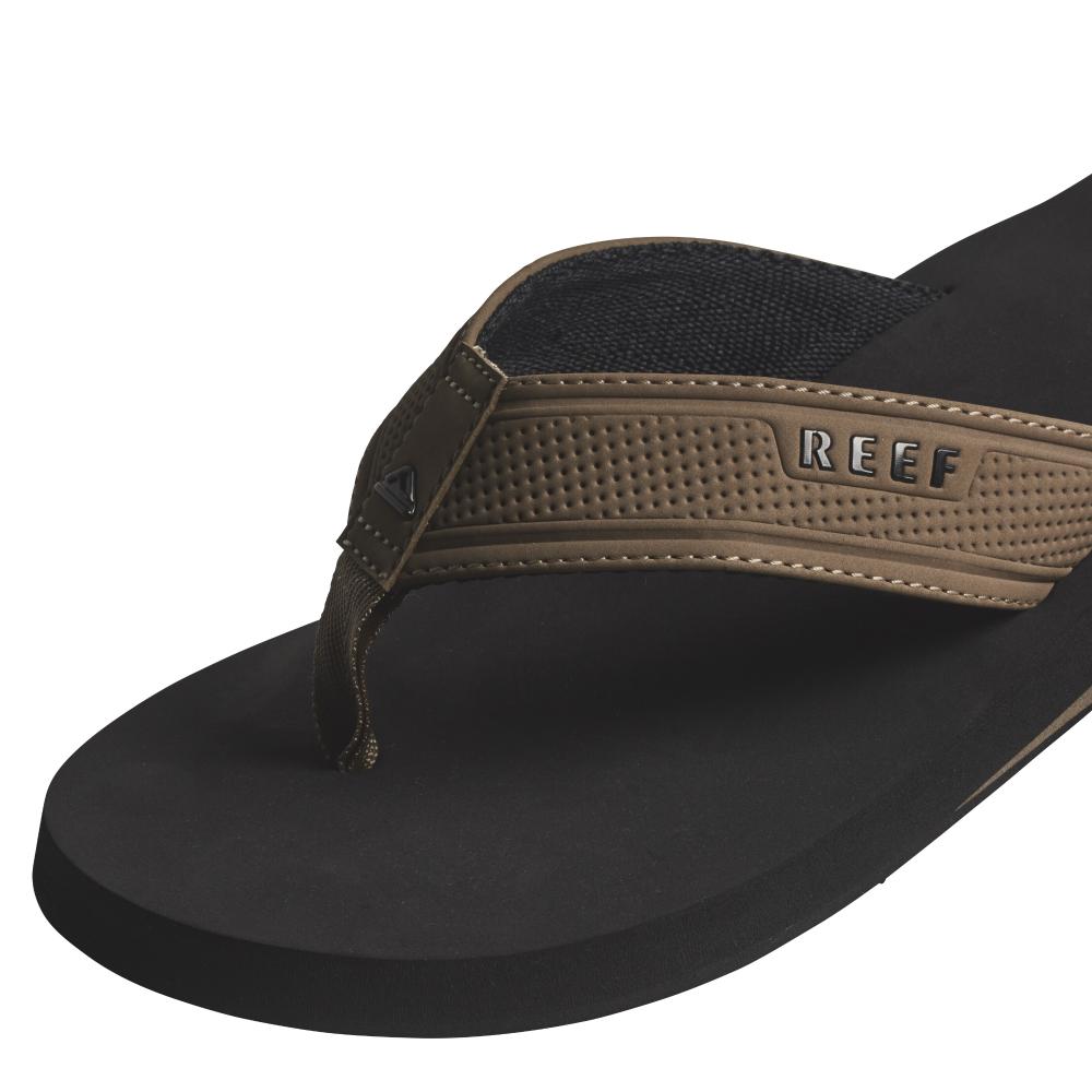 Sandalia Reef  Hombre The layback black/tan