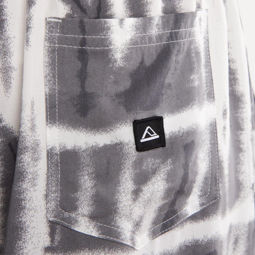 Short Tiedye Grey White