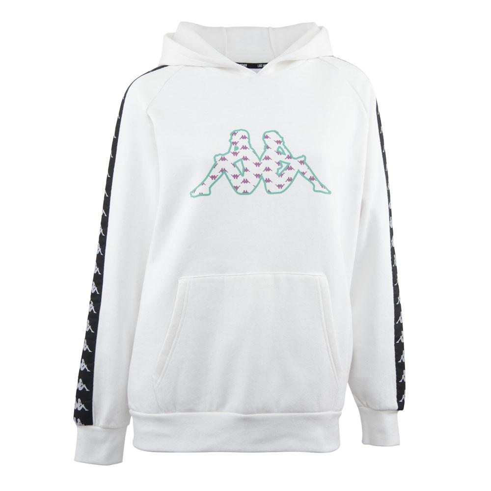 Poleron Women Hoodie Iconic White Black