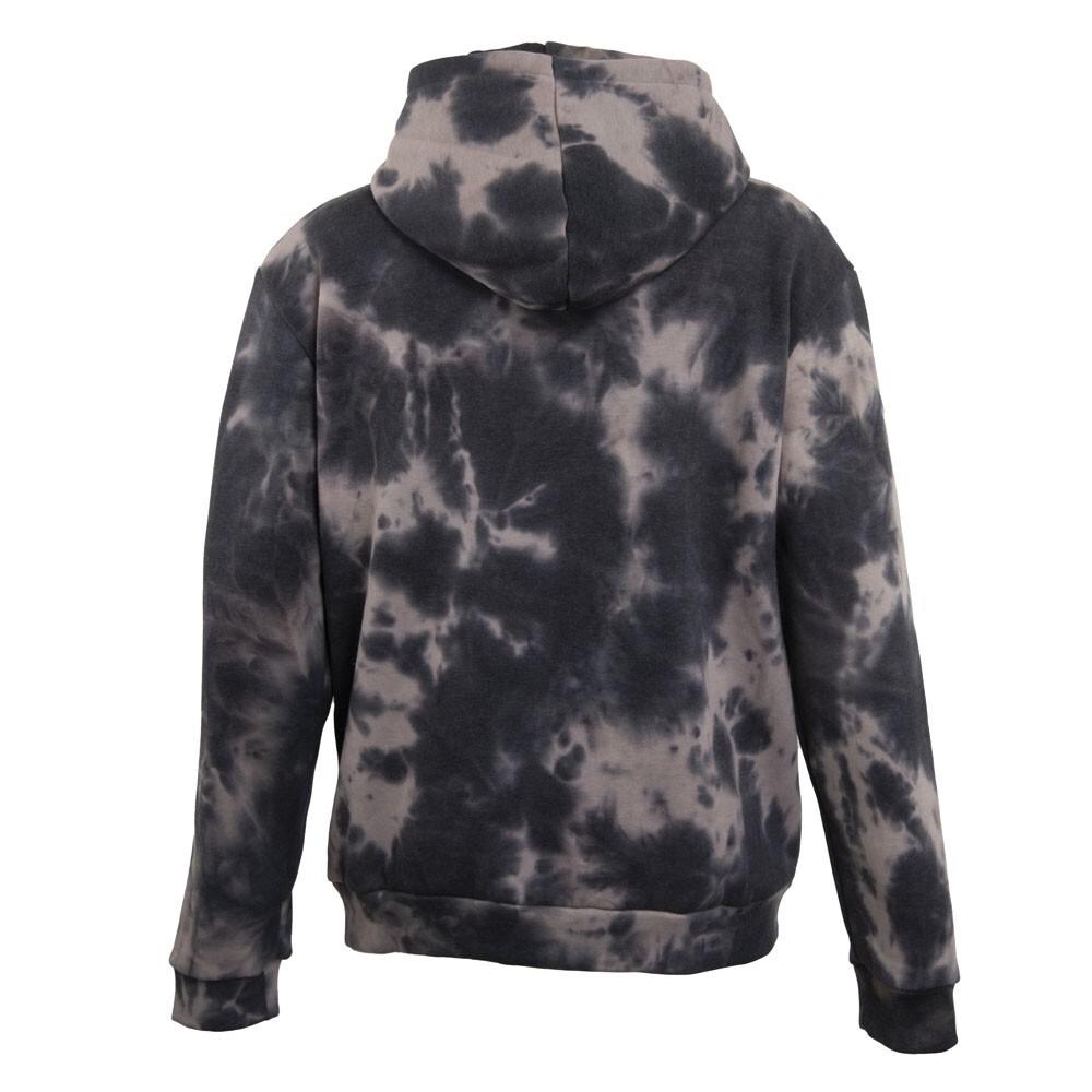 Polerón Men Full Zipper Tie Dye Beige Black