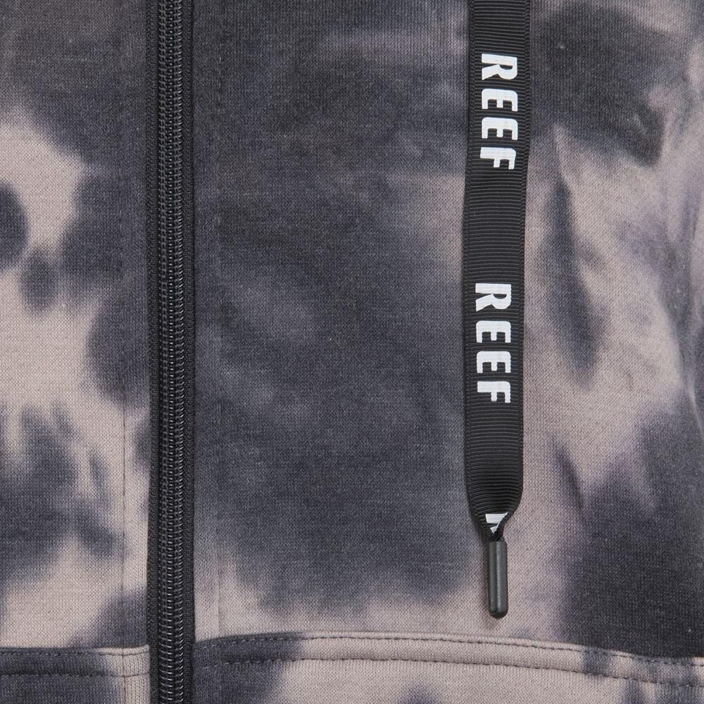 Polerón Men Full Zipper Tie Dye Beige Black